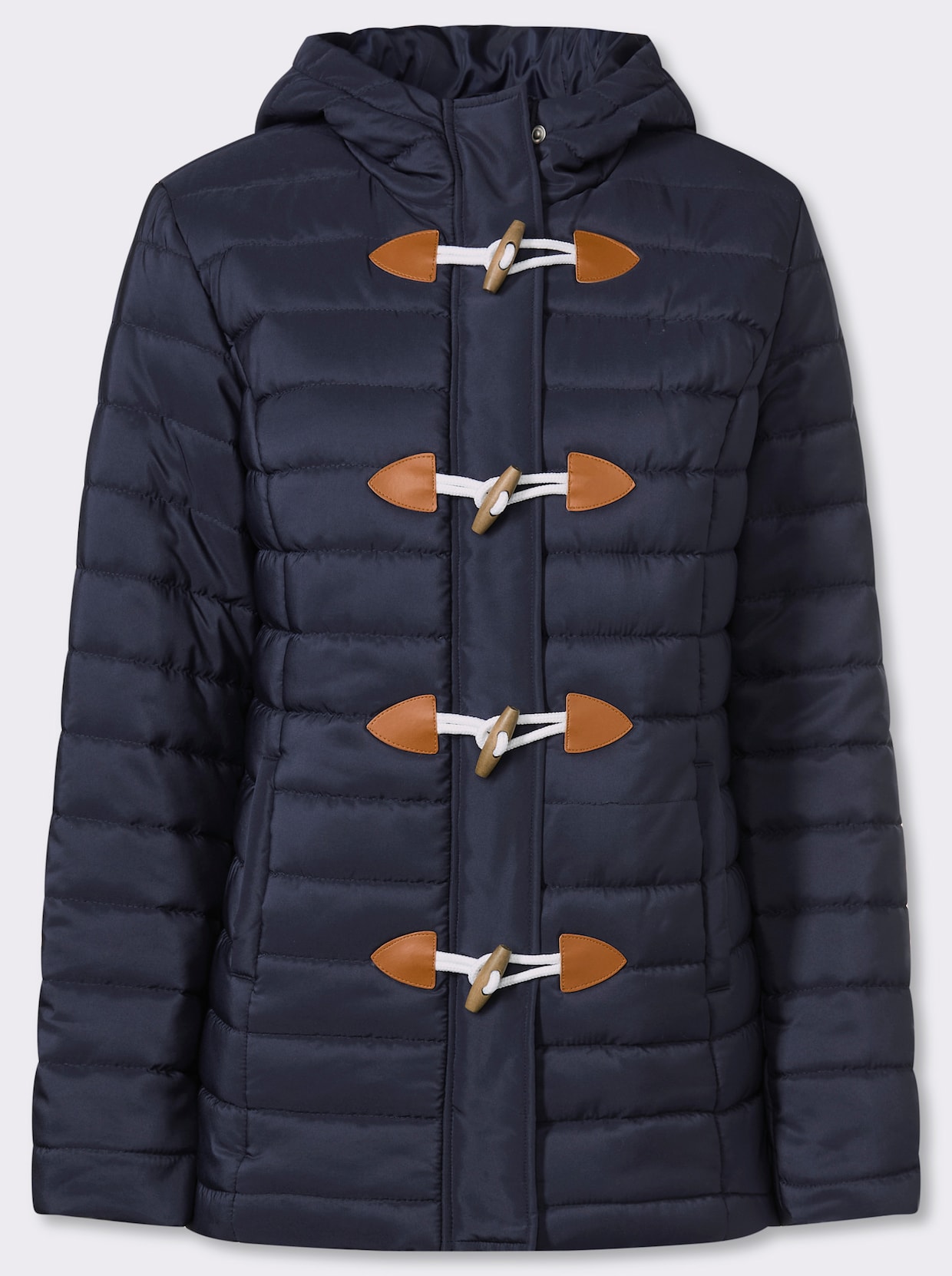 Steppjacke mit Knebelknöpfen - marine