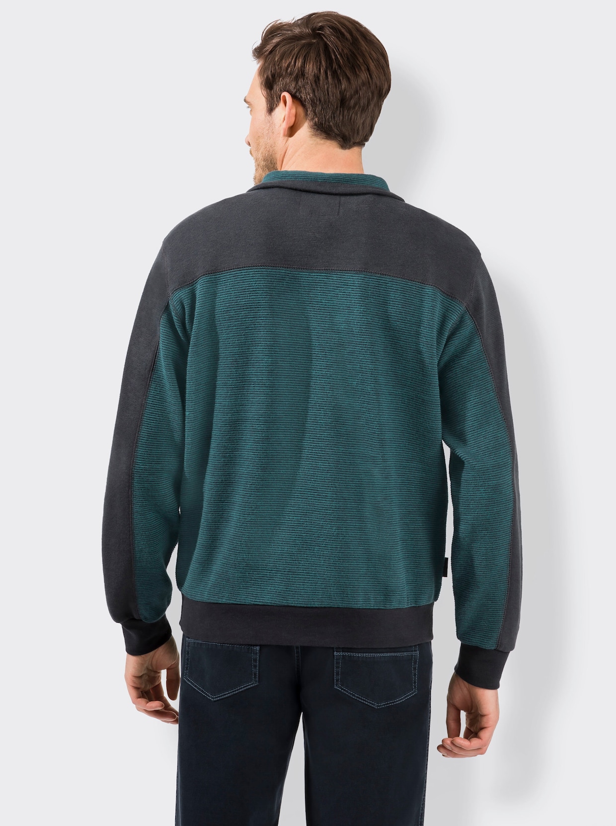 Marco Donati Sweatshirt - blauw/groen