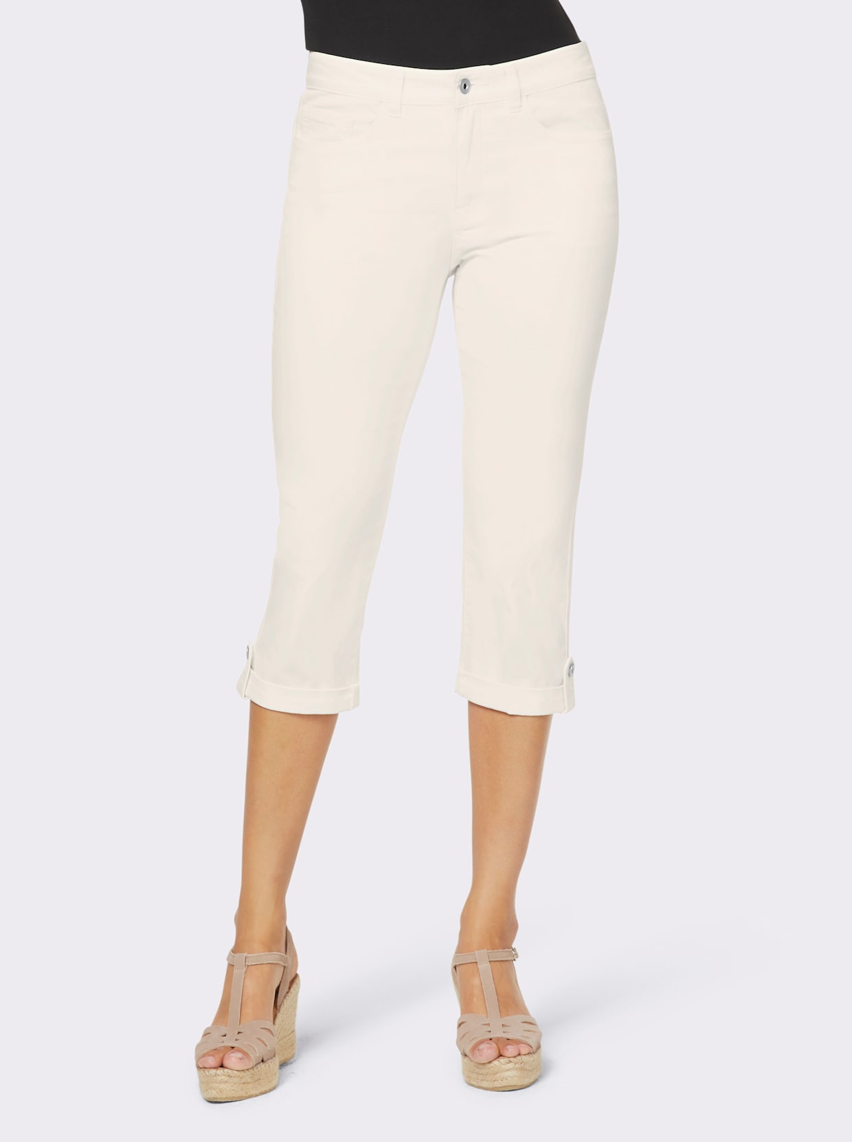 heine Capri-jeans - wit