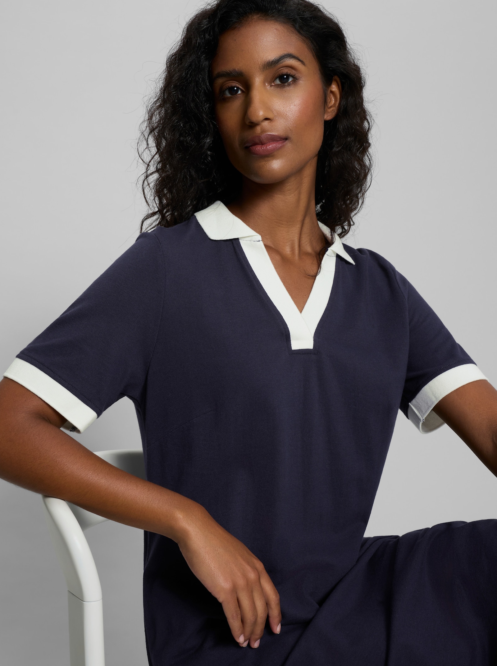 heine Polokleid - marine