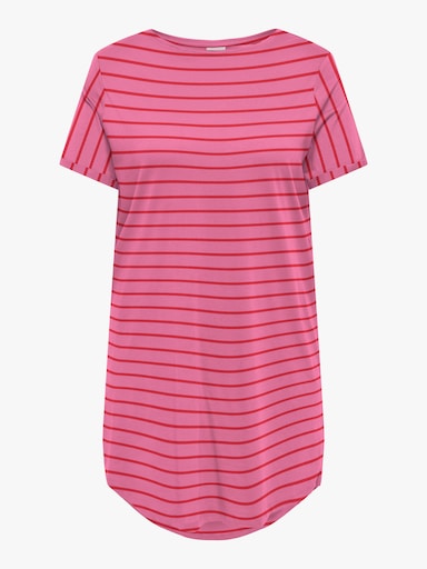 ONLY CARMAKOMA Minikleid - wild orchid stripes:(dina) tomato puree