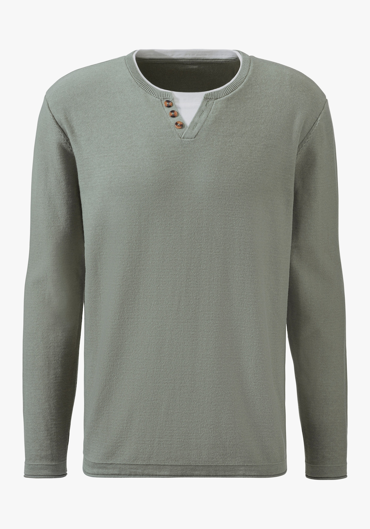 H.I.S Gebreide pullover - salie