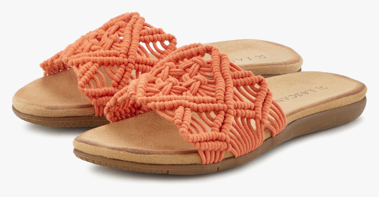 LASCANA Slippers - oranje