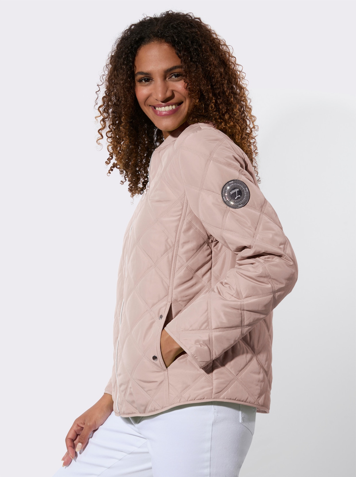 Steppjacke - puder