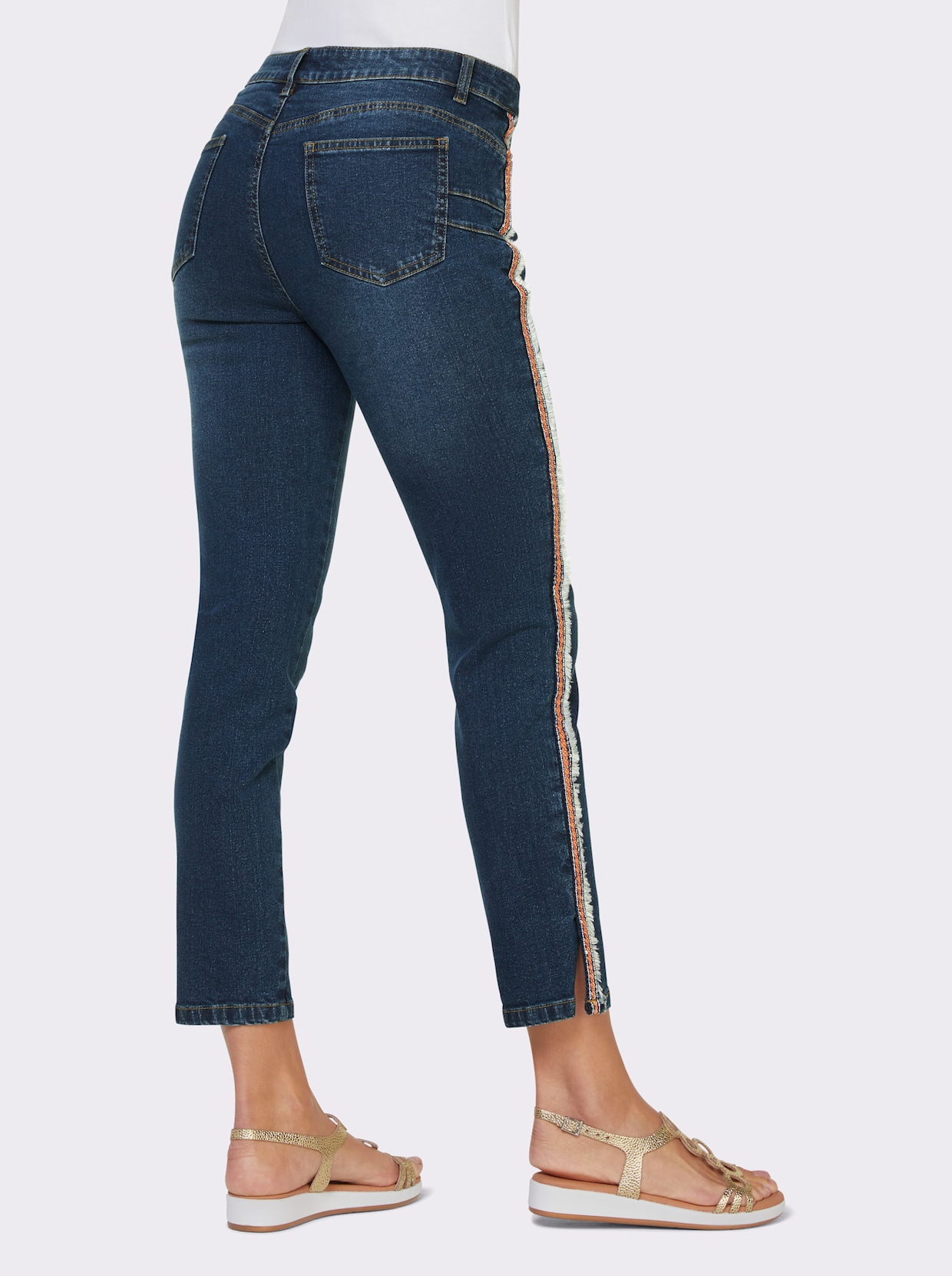 heine Push-up-Jeans - blue-stone-washed