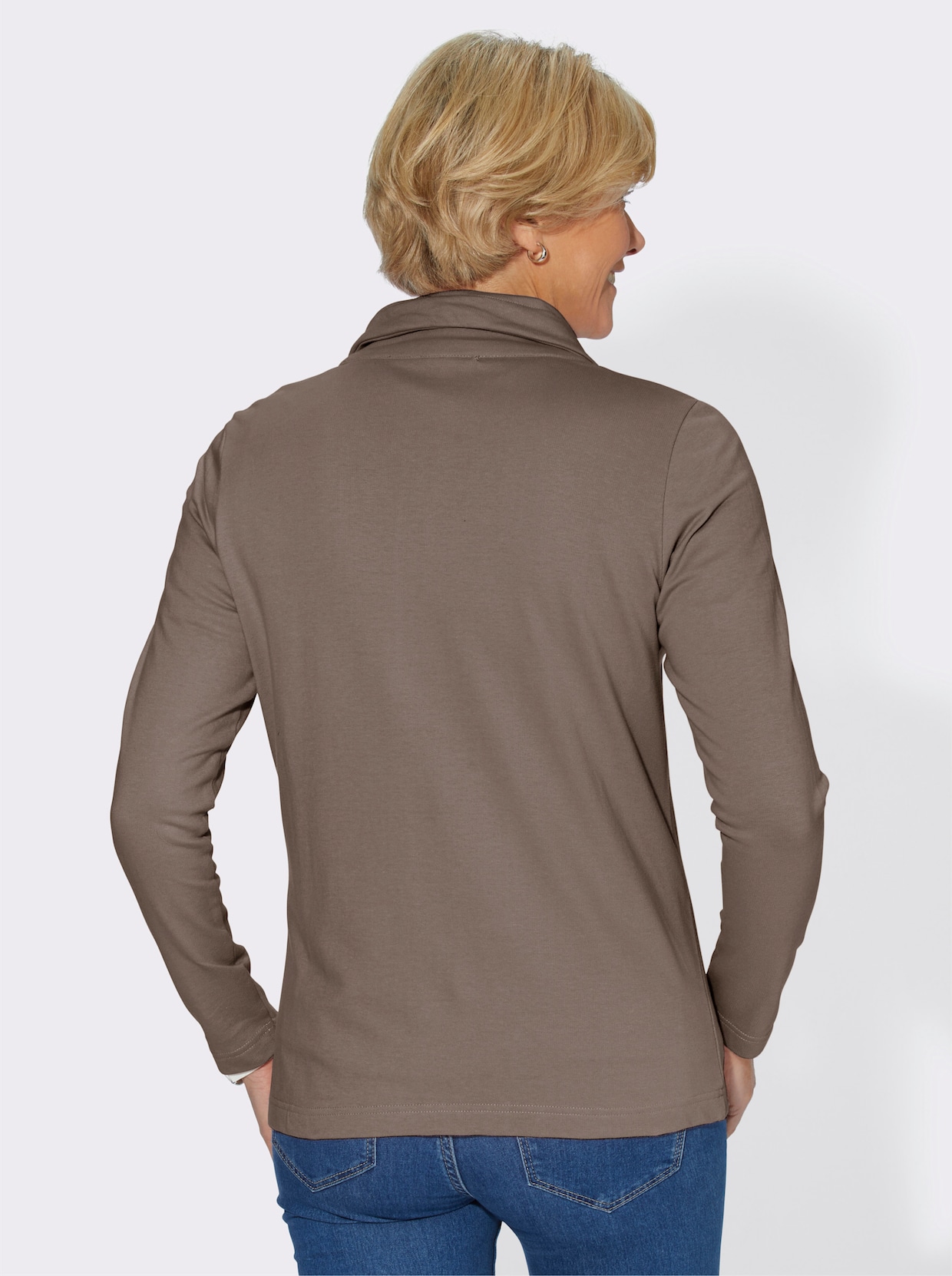 Shirtjacke - taupe