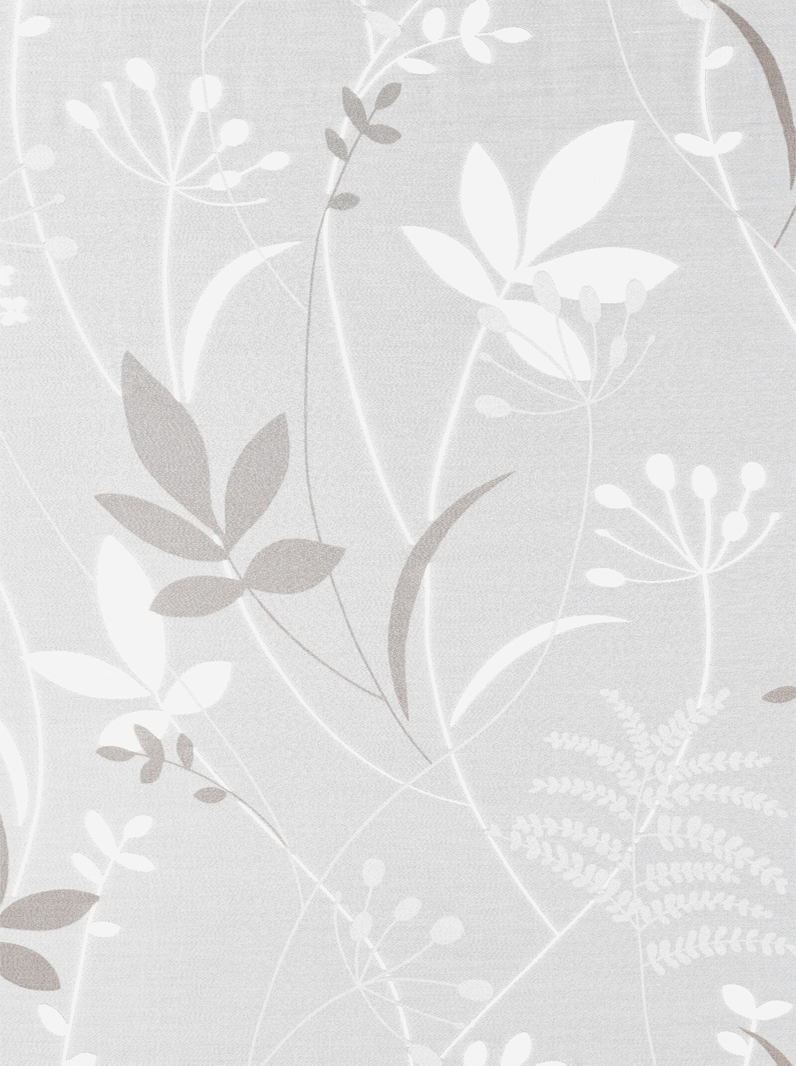 heine home Decoratieve vitrage - taupe/wit