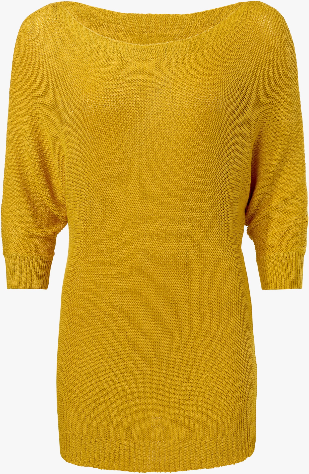 heine Pullover met boothals - geel