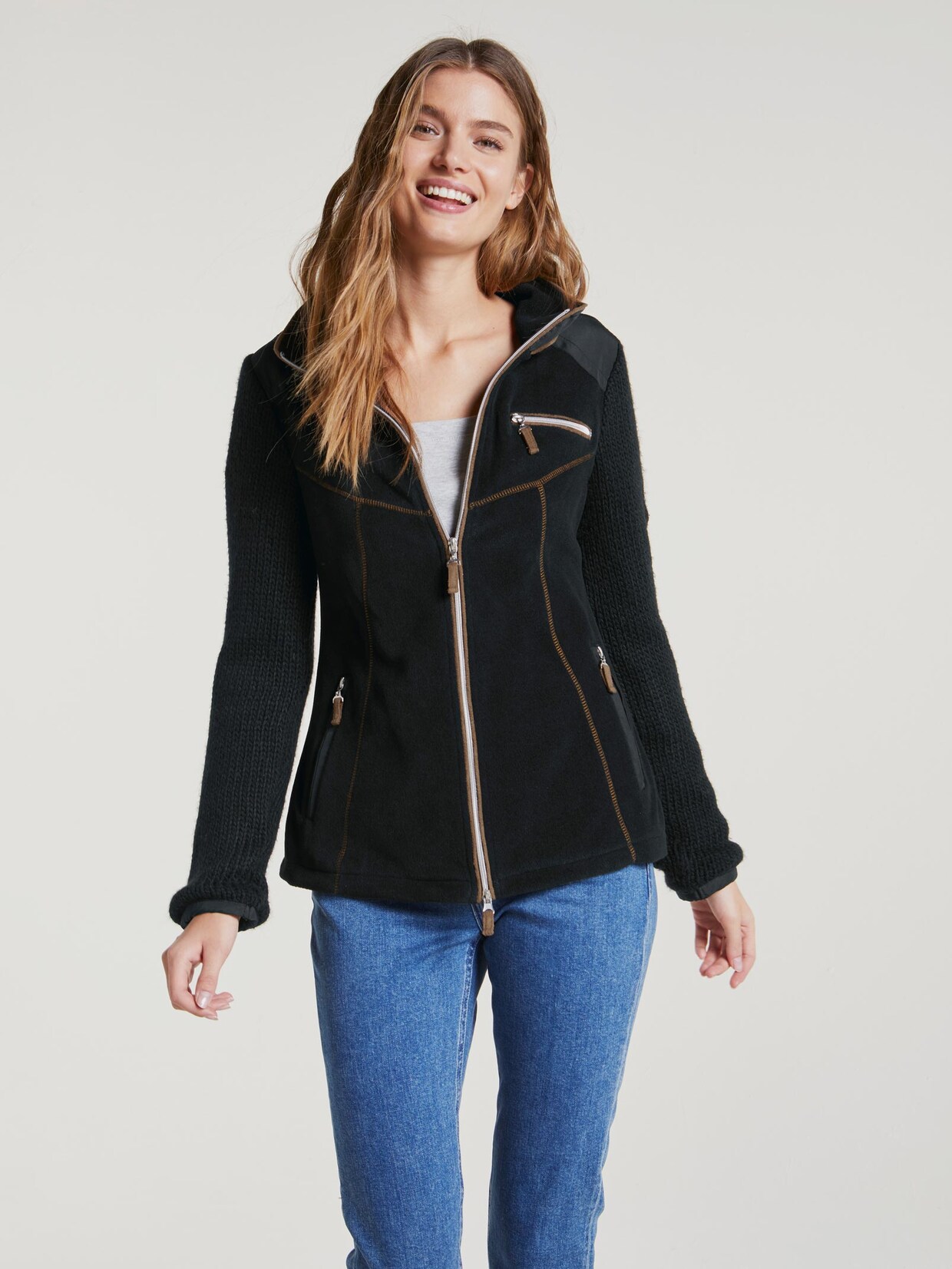 Rick Cardona Sweatjacke - schwarz