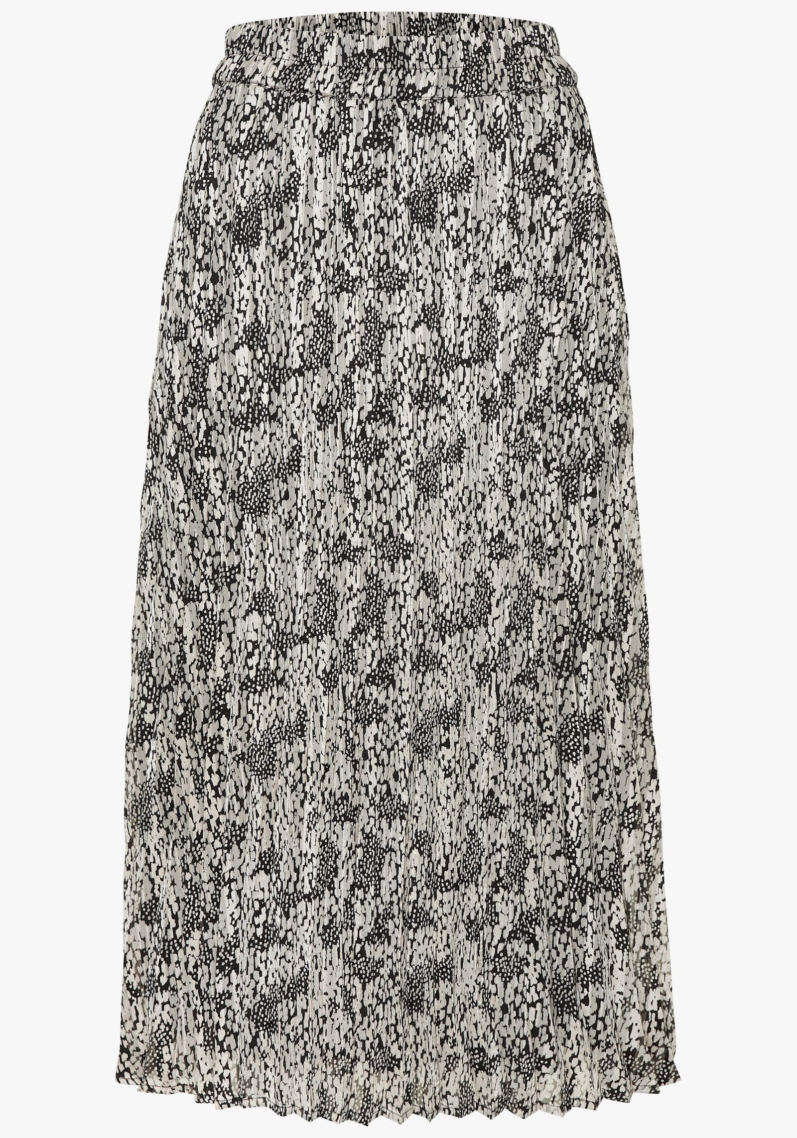 LASCANA Jupe plissée - noir-beige imprimé