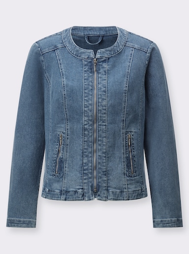 Jeansblazer - blue-bleached