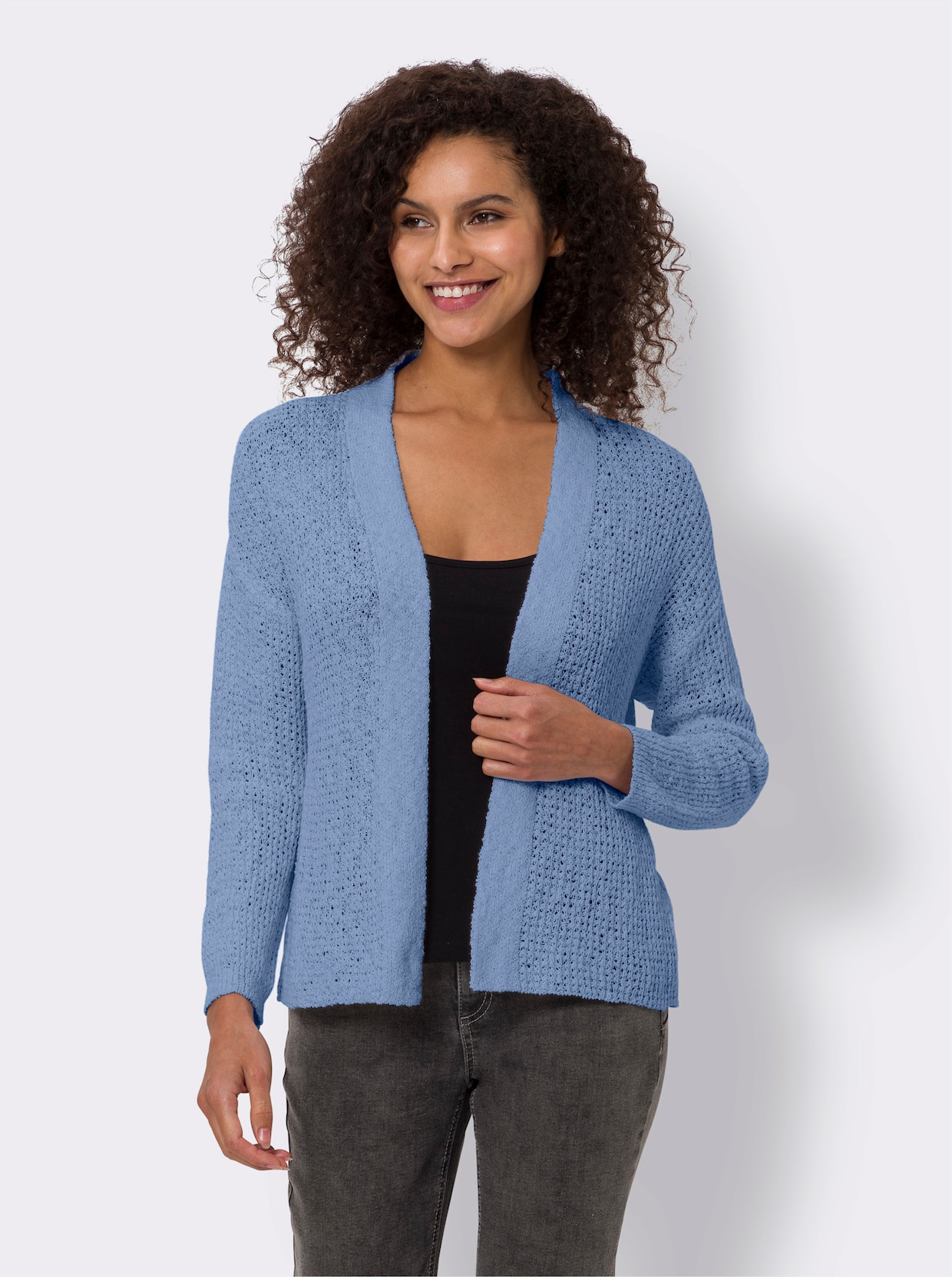 heine Veste en tricot - bleu ciel