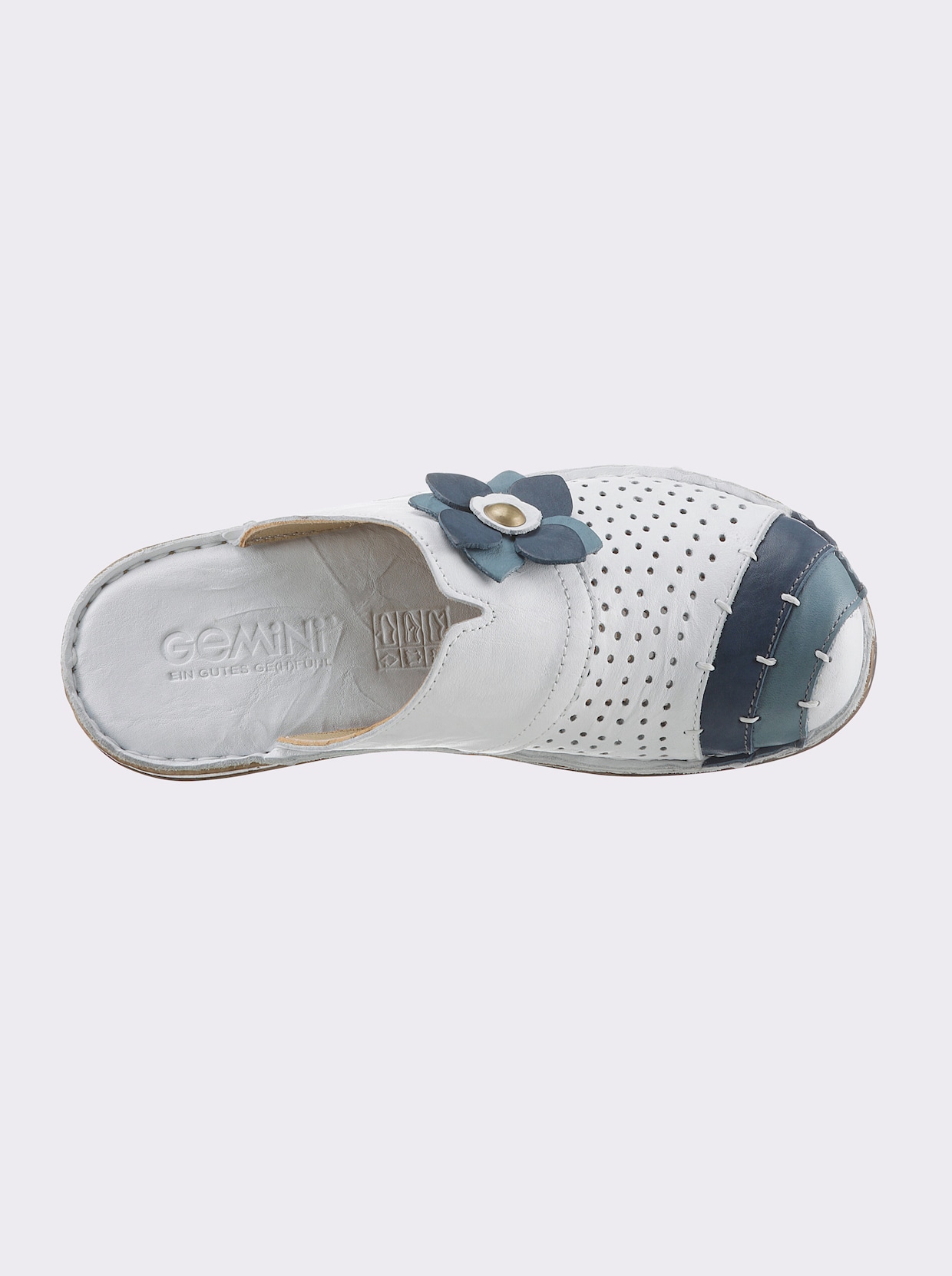 Gemini slippers - wit