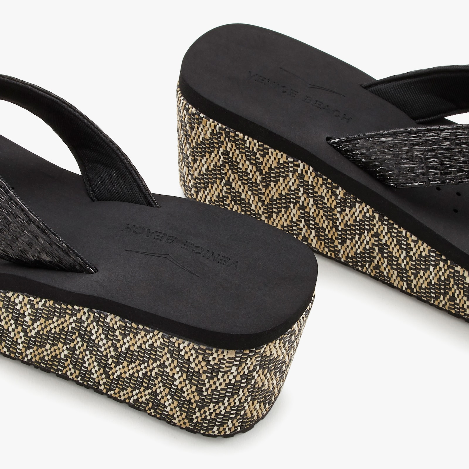 Venice Beach Badslippers - zwart