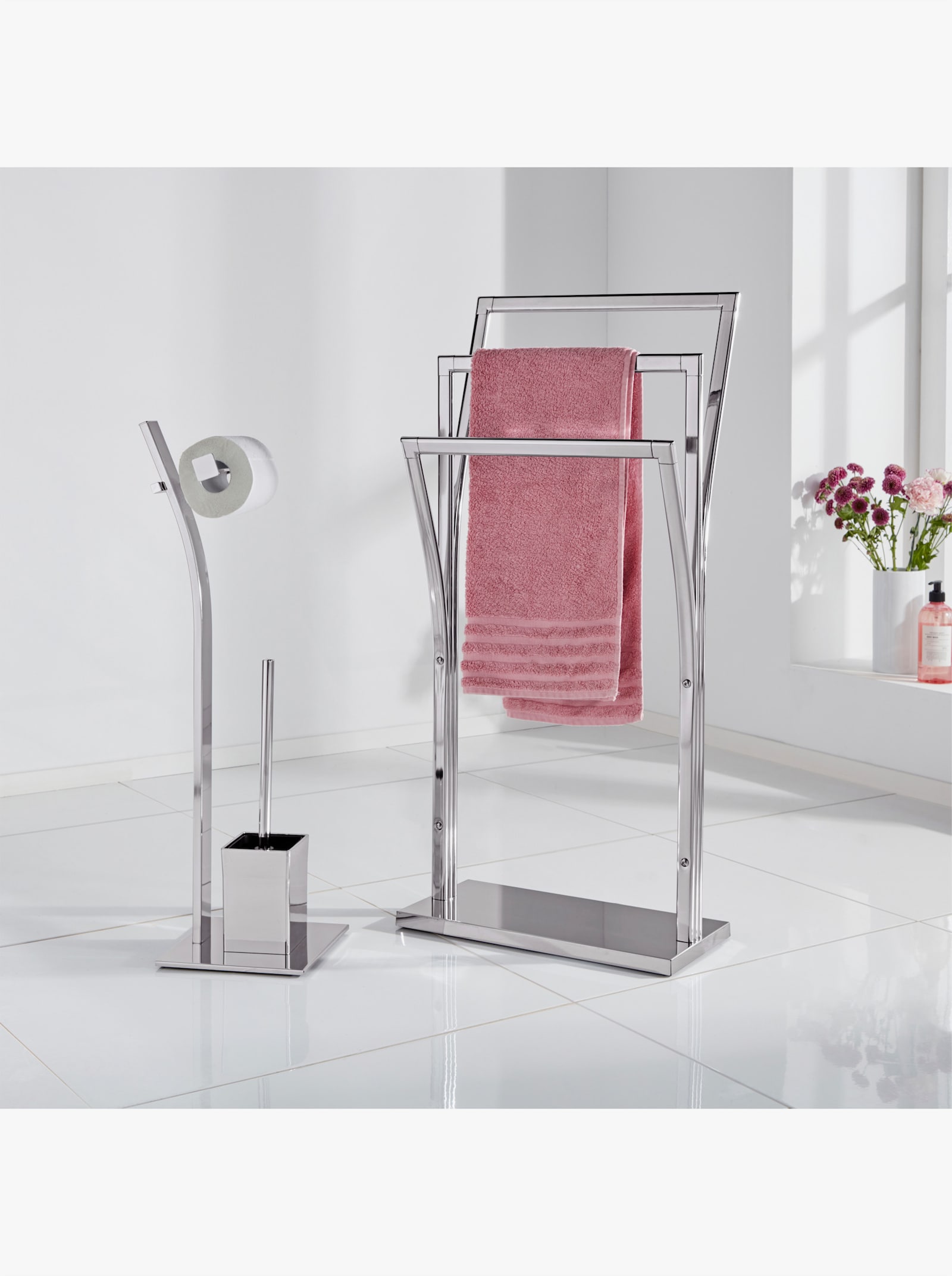 heine home Handtuchständer - silberfarben