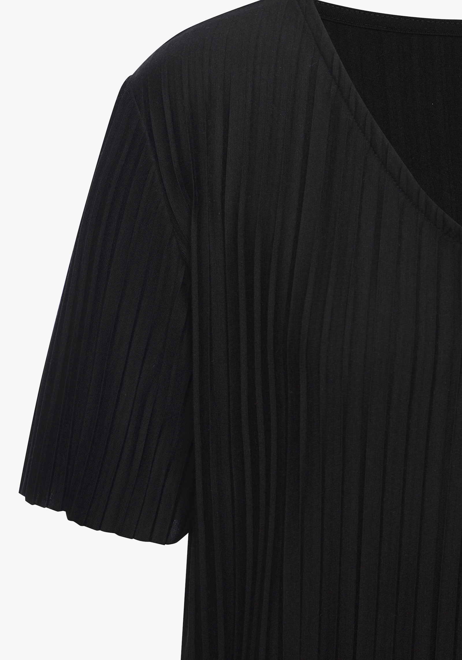LASCANA Plisséshirt - zwart