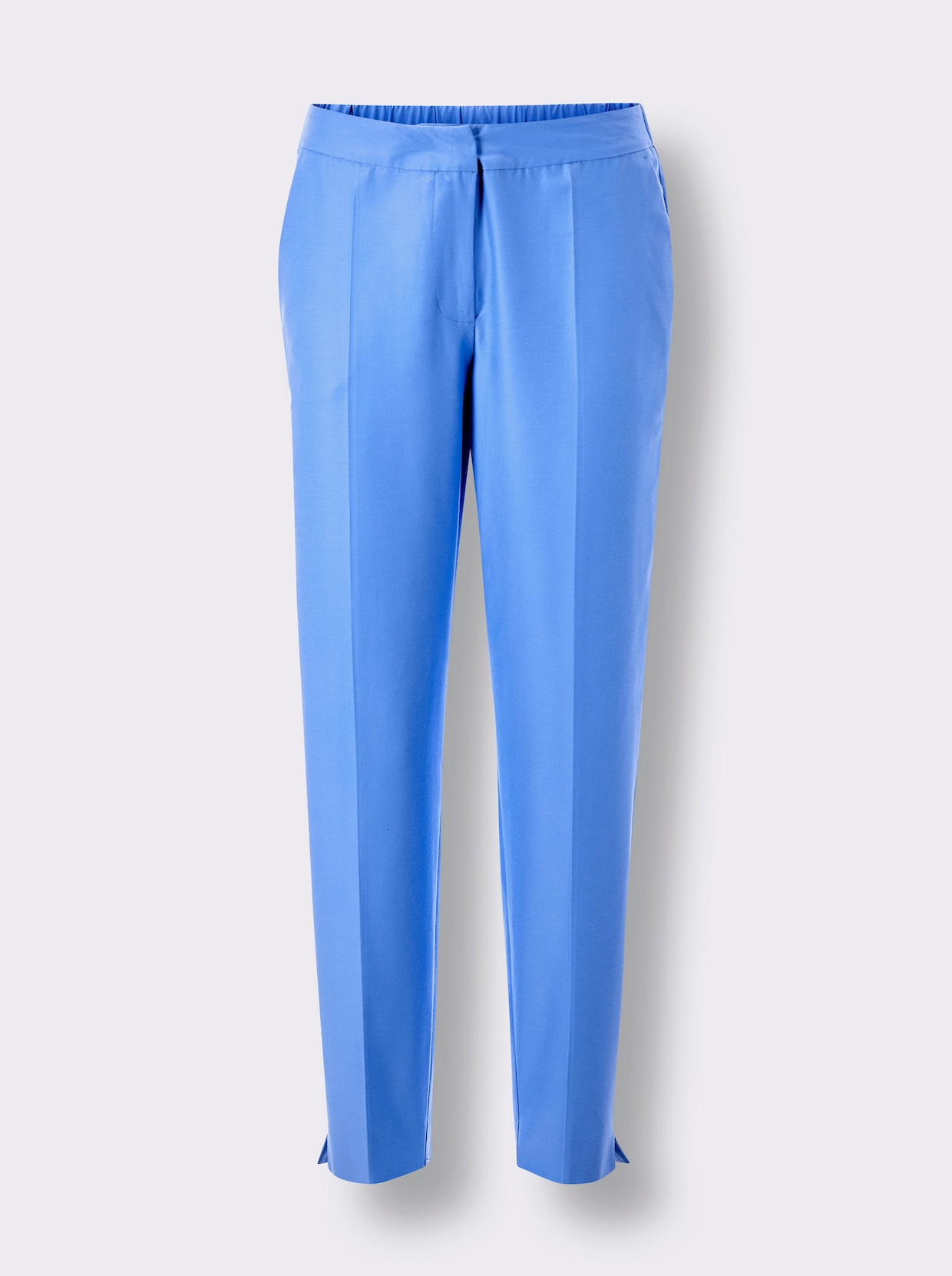 CREATION L PREMIUM Anzughose mit Seide - himmelblau