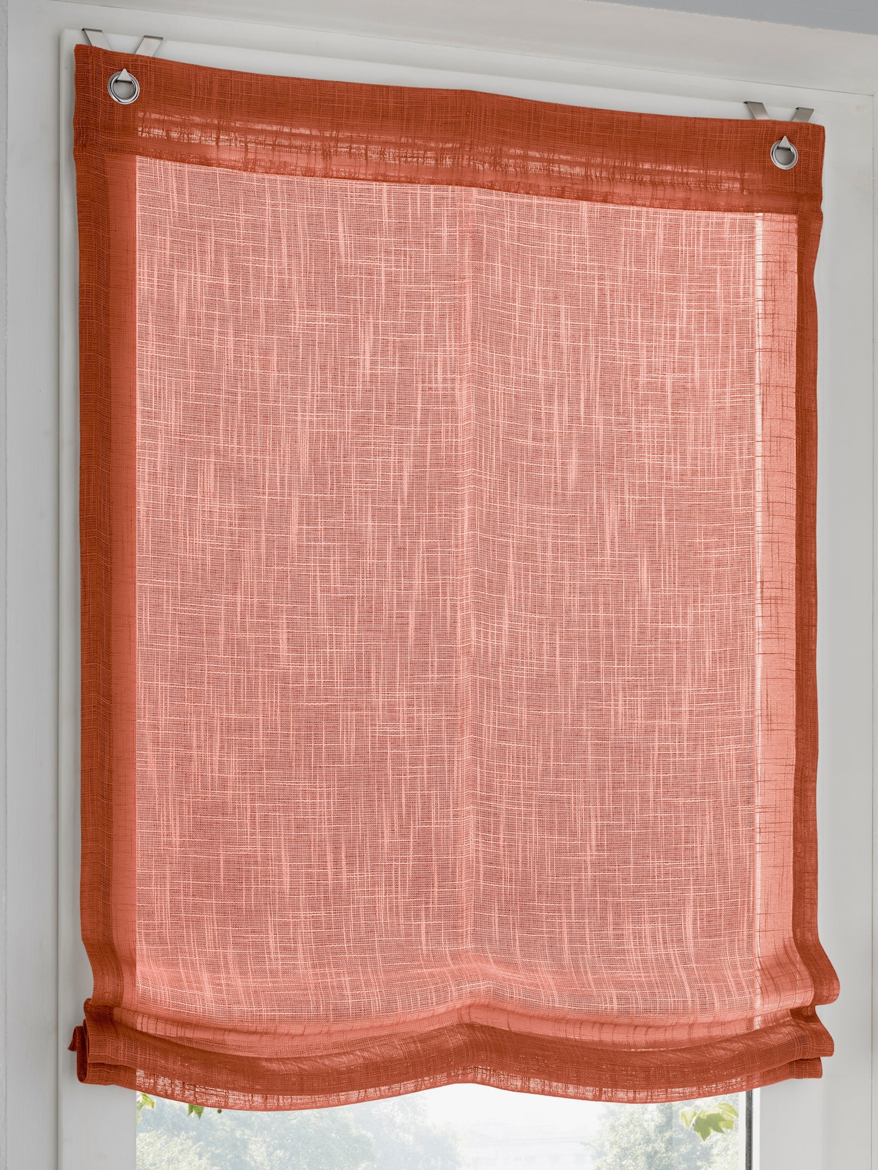 heine home Vouwgordijn - terracotta