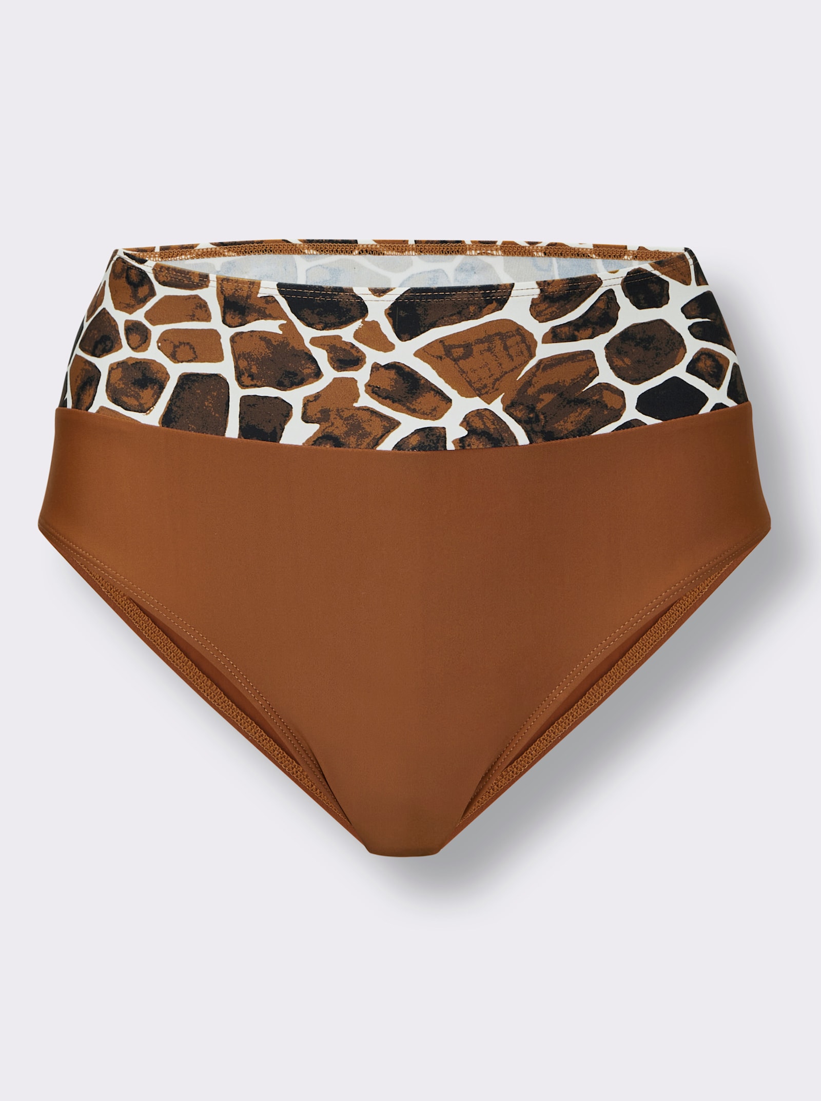 feel good Bikini-Slip im Animal-Dessin - cognac