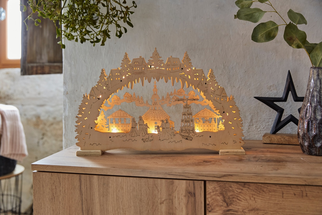 Home affaire Schwibbogen - natur