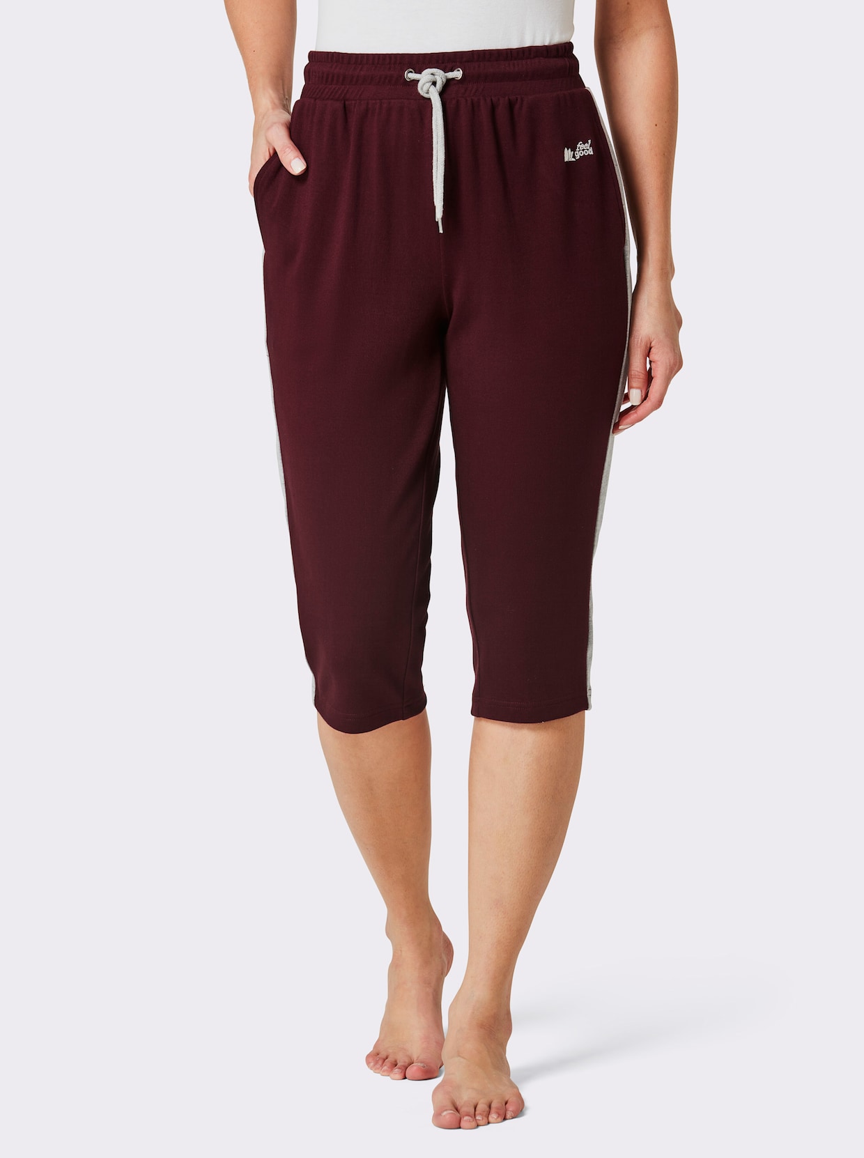 feel good Capri-Hose - bordeaux