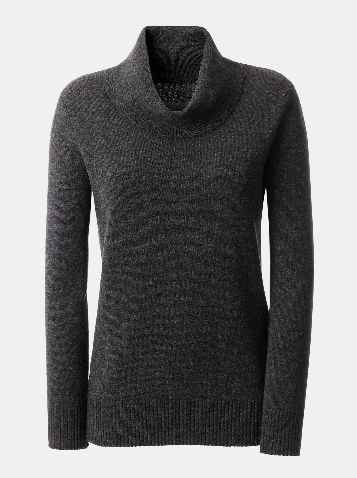 Pull en cachemire - anthracite chiné