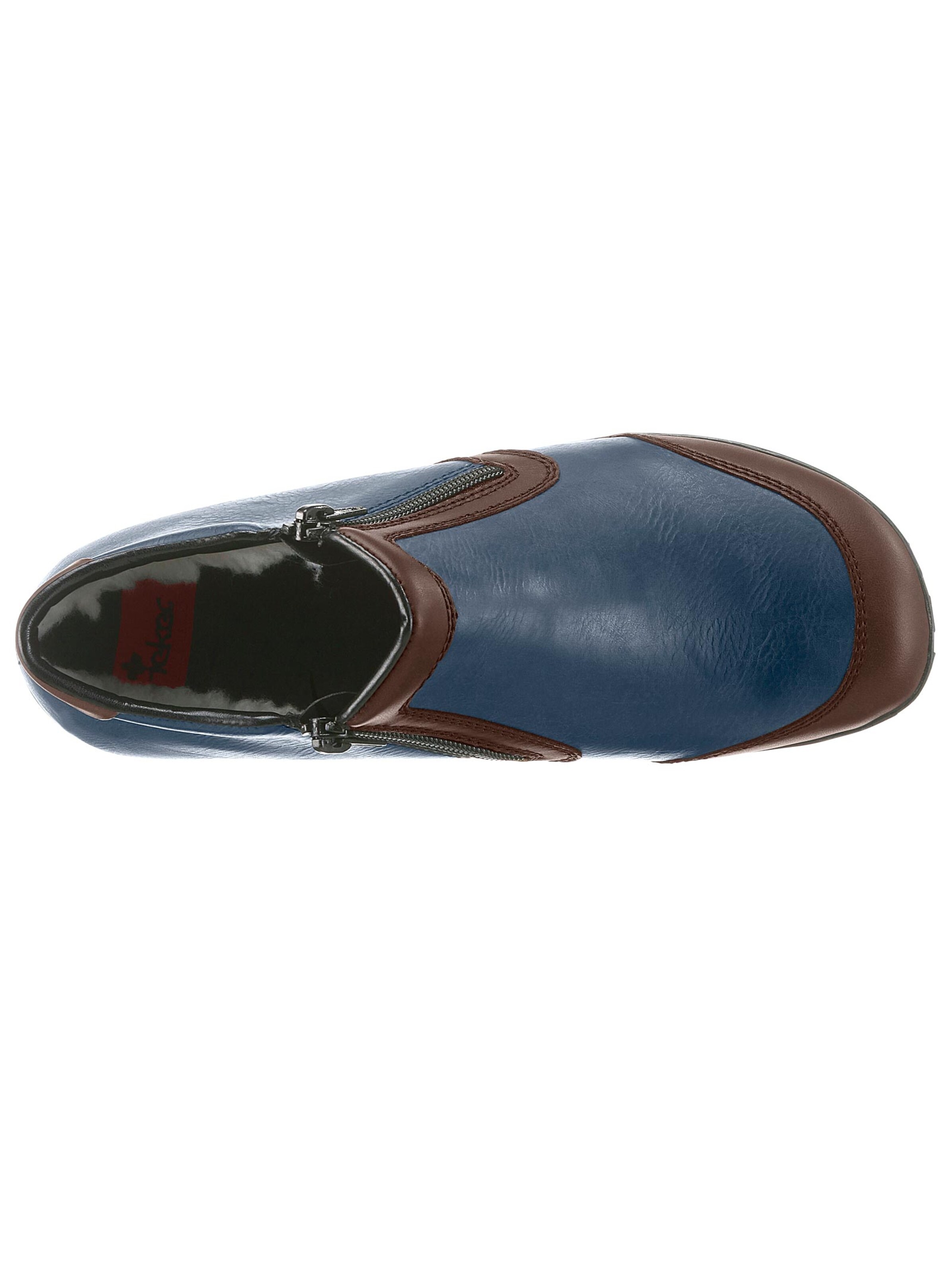 Rieker Slipper - blau-braun