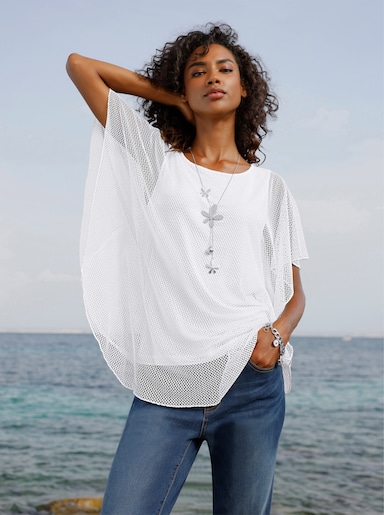 heine T-shirt à manches courtes - écru