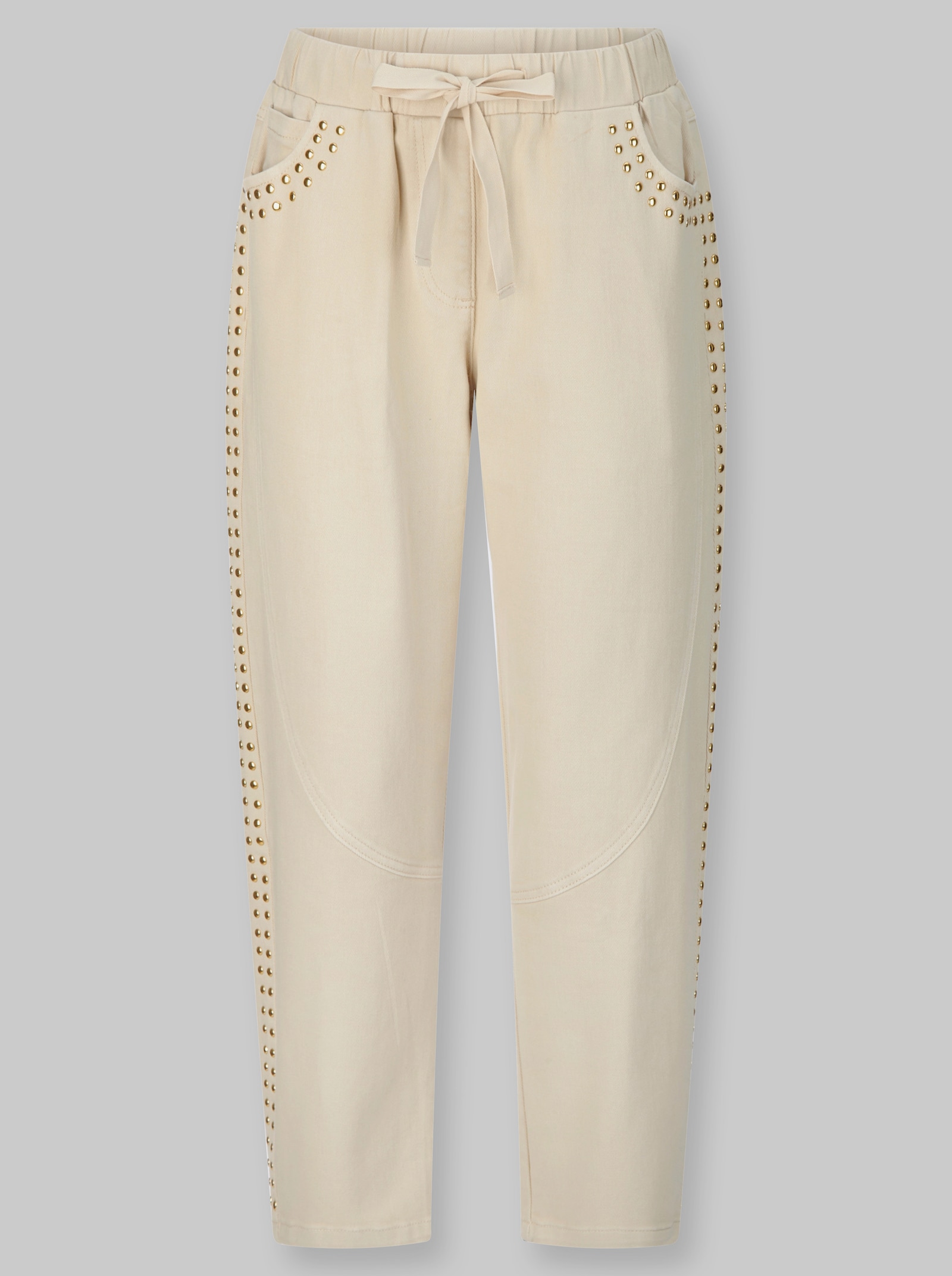 heine Hose in Barrel-Form - sand