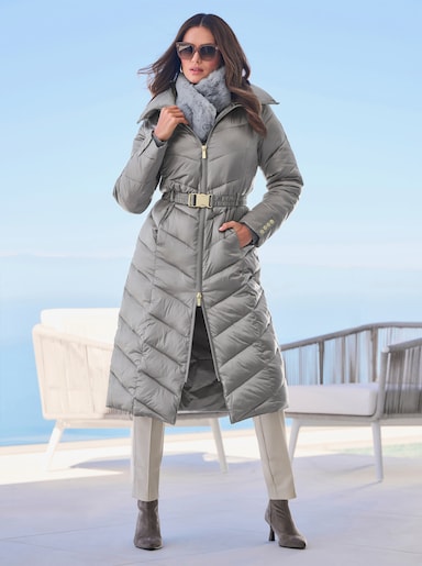 heine Wintermantel in schimmernder Qualität - grau