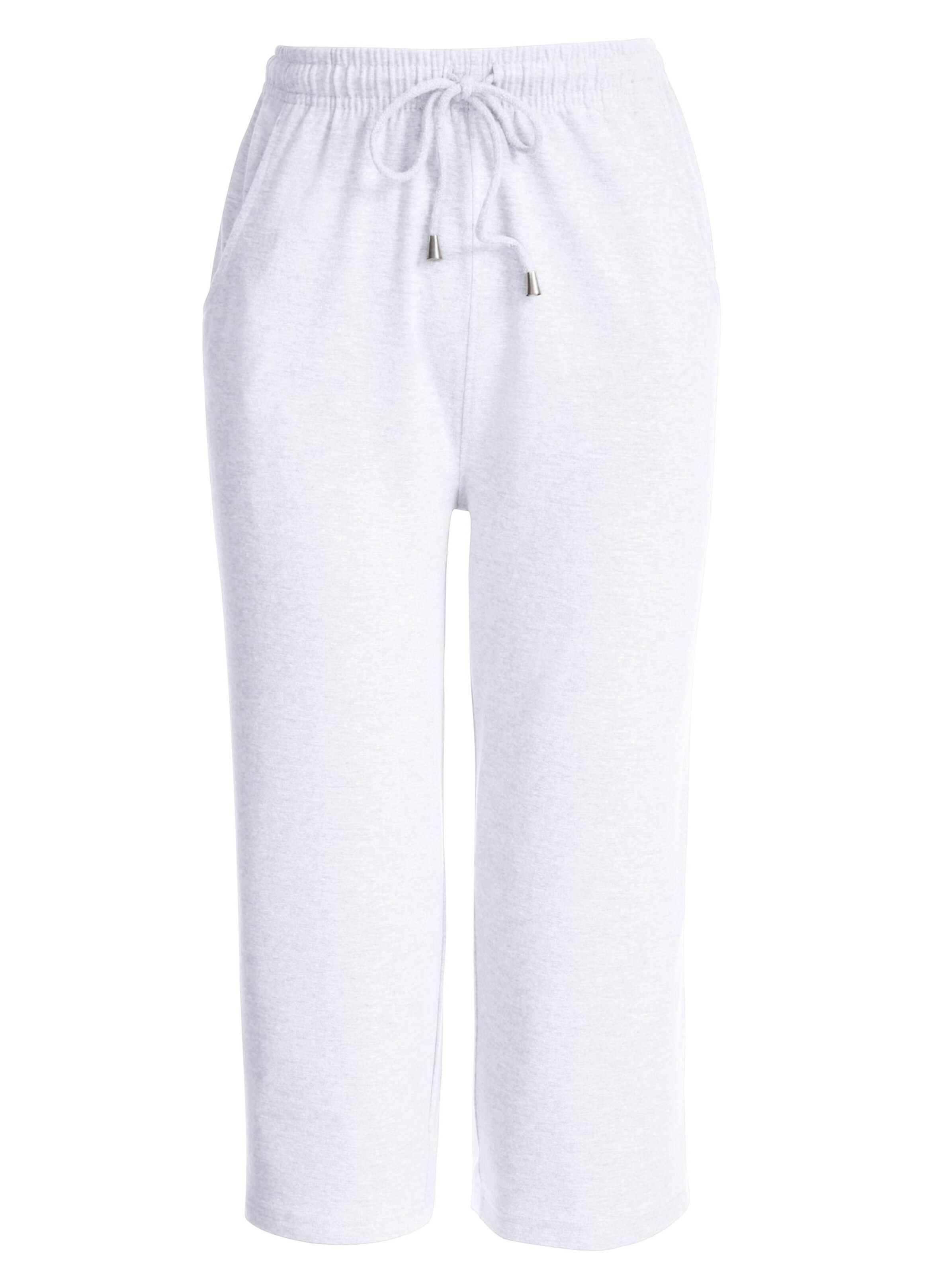Capri-Freizeithose - weiß