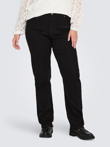 Straight-Jeans - black denim