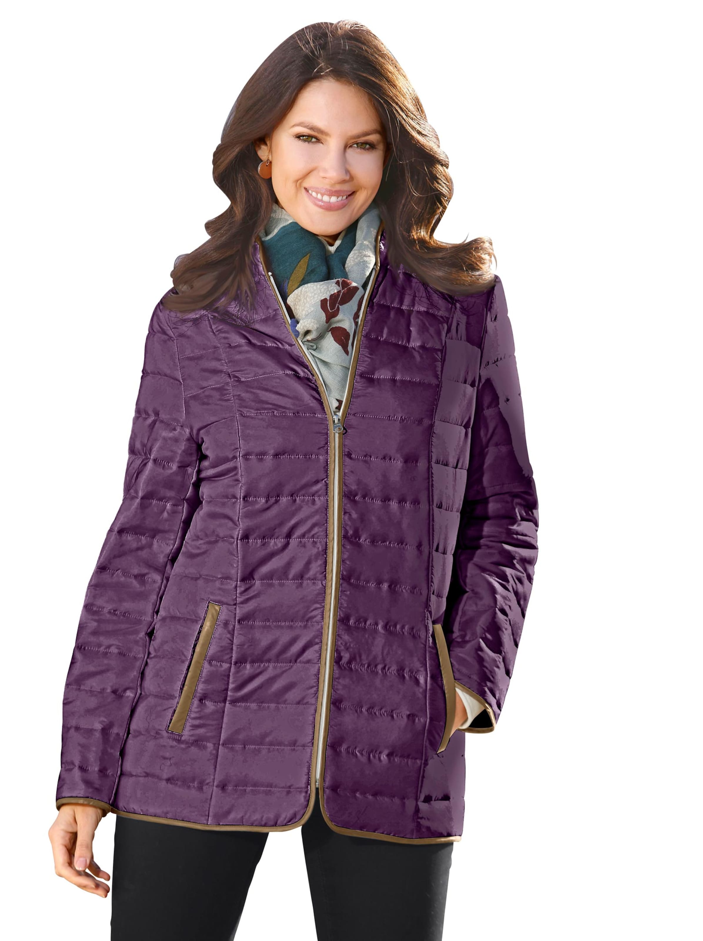 Steppjacke - pflaume