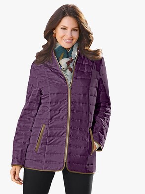 Steppjacke - pflaume