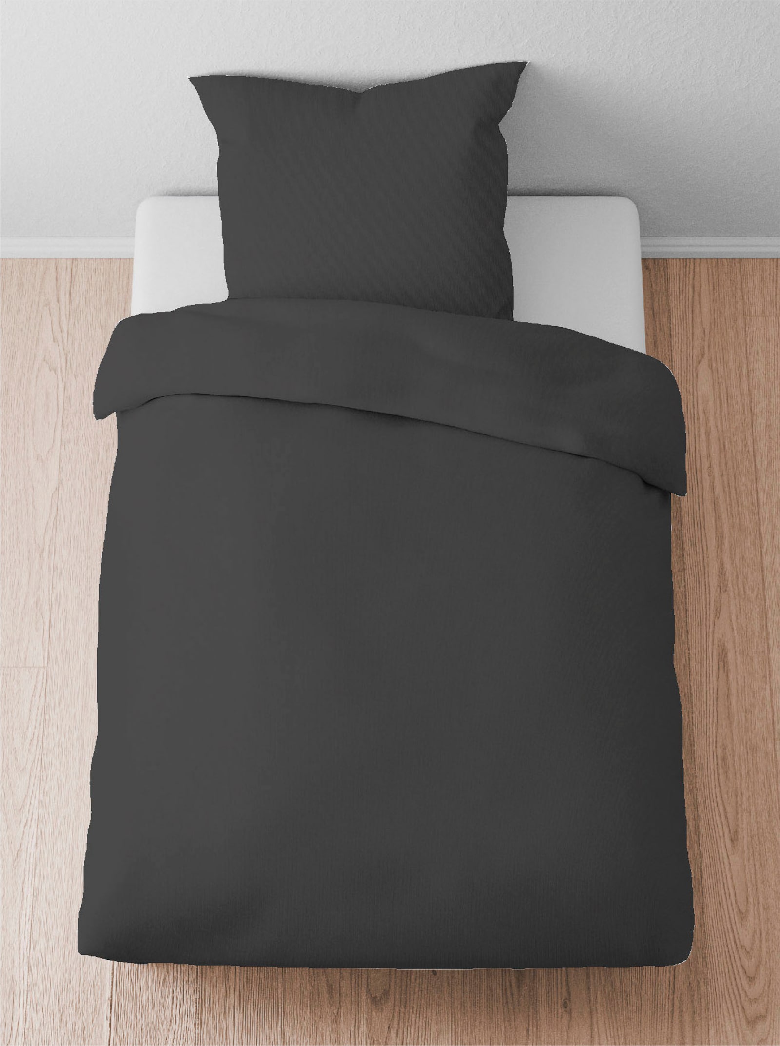 Biberna Bettwäsche - anthrazit