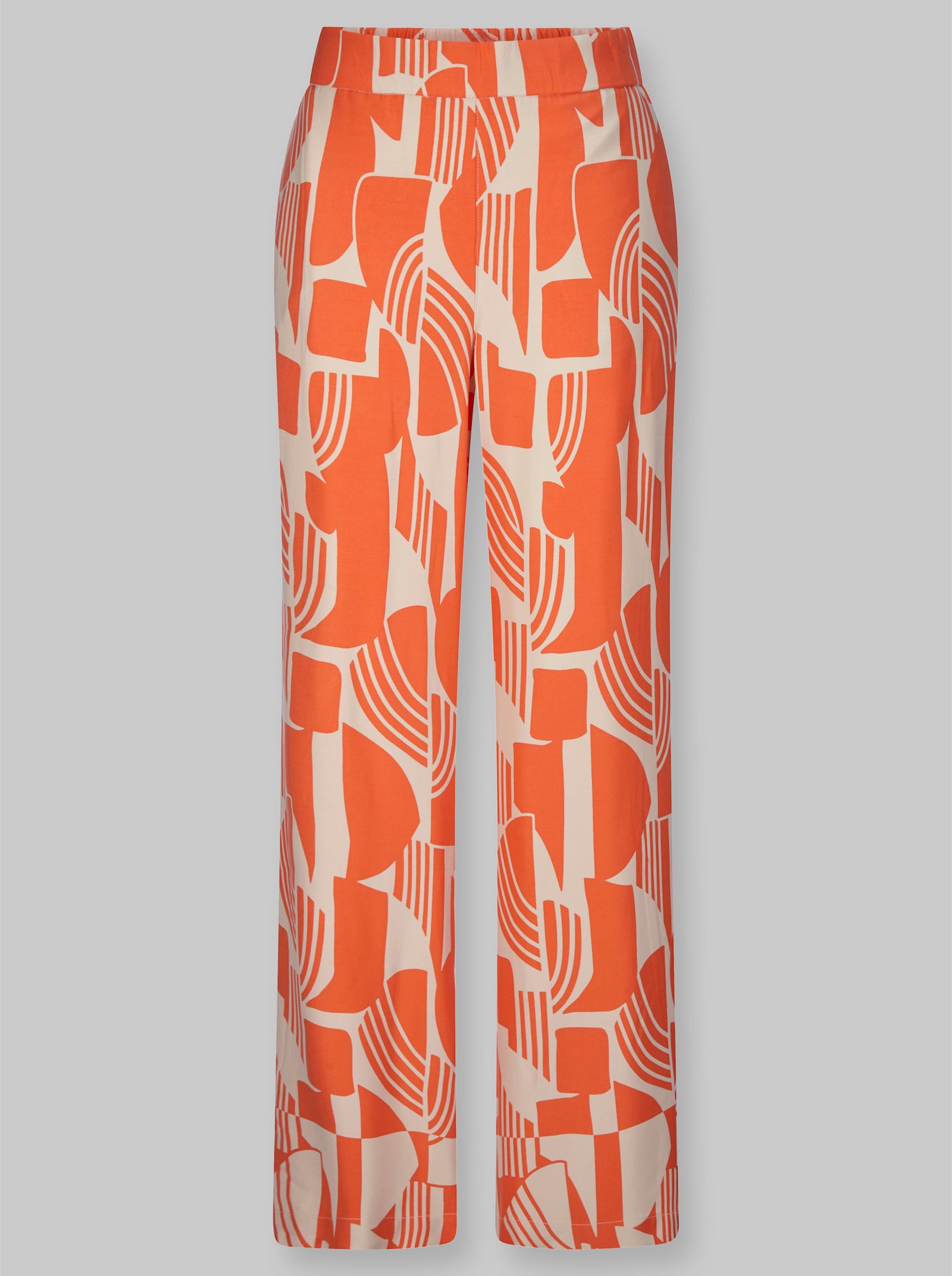 heine Schlupfhose mit Grafik-Dessin - orange-sand-bedruckt