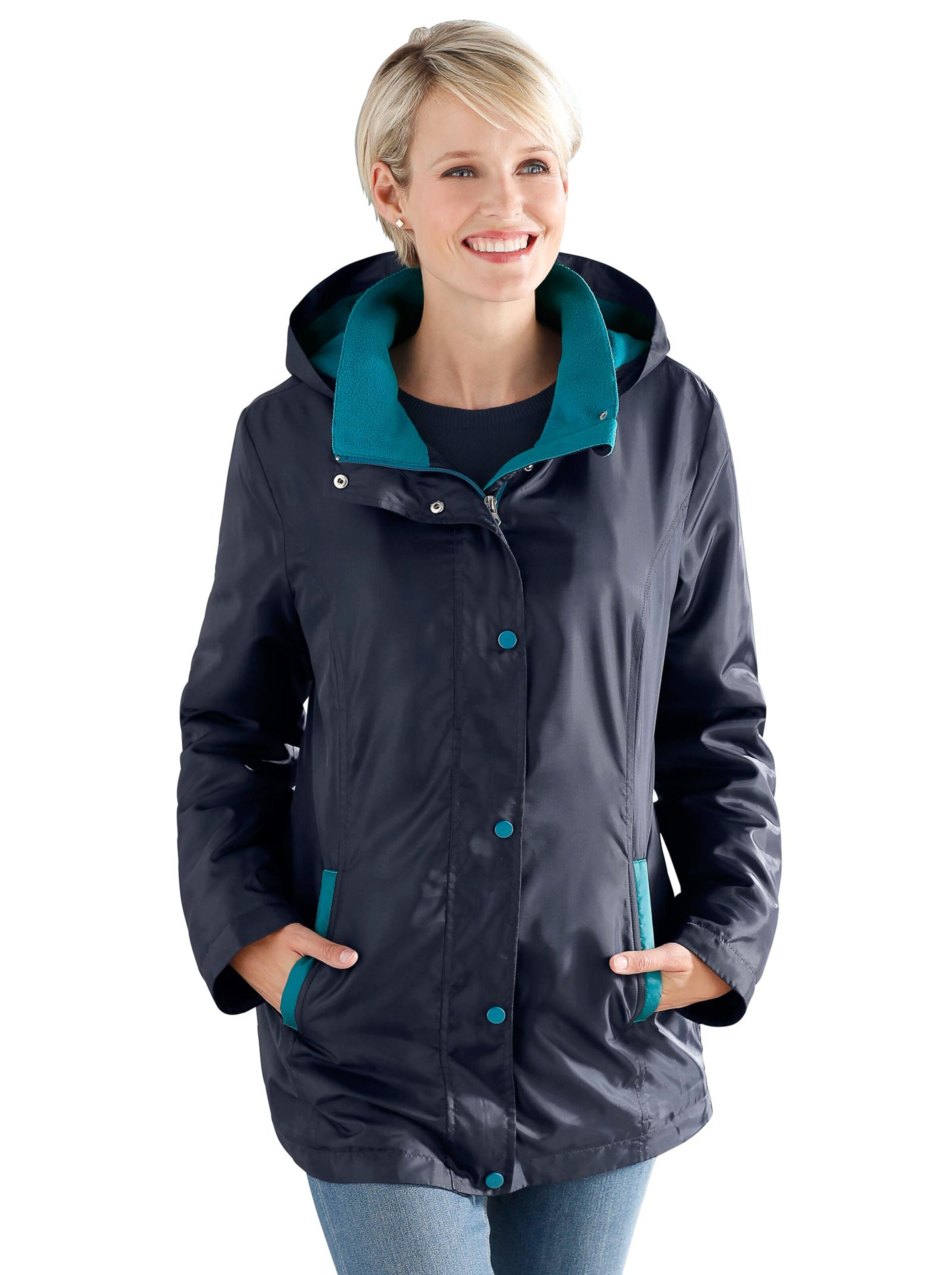 Jacke - marine-petrol