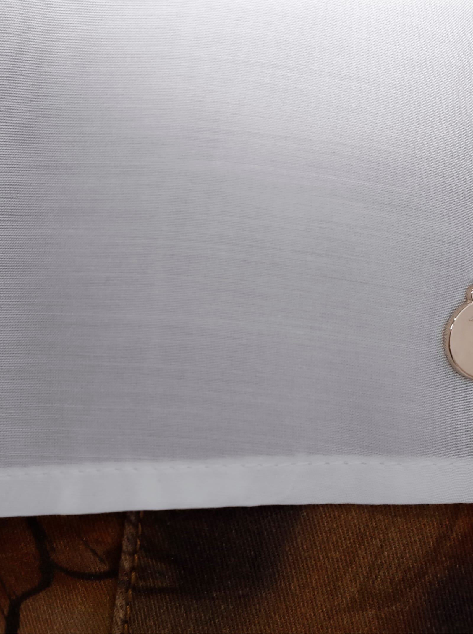 CREATION L PREMIUM Langarm-Bluse leicht glänzend - weiss