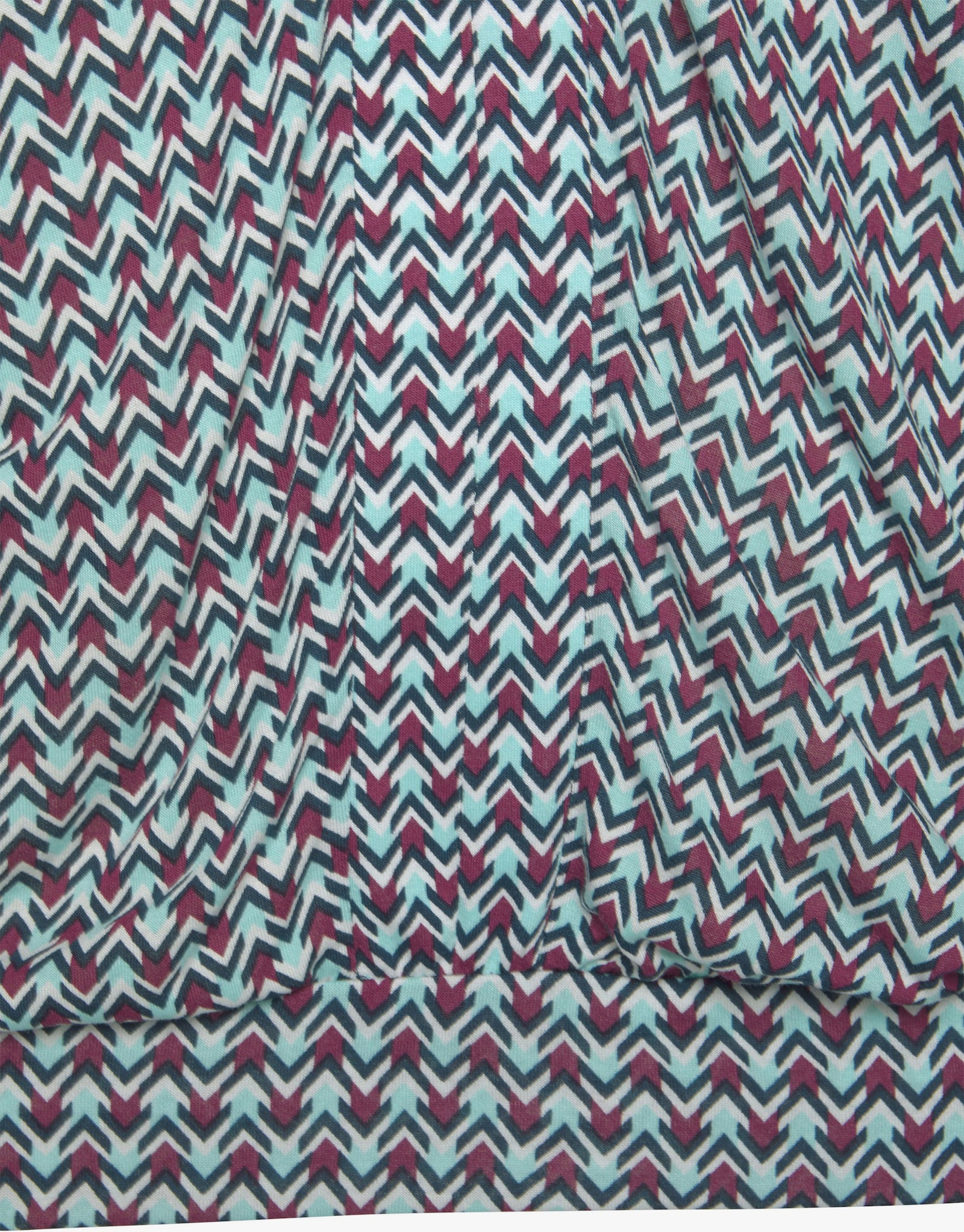 Buffalo 3/4-Arm-Shirt - türkis-rot-bedruckt