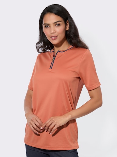 Funktionsshirt in atmungsaktiver Qualität - papaya