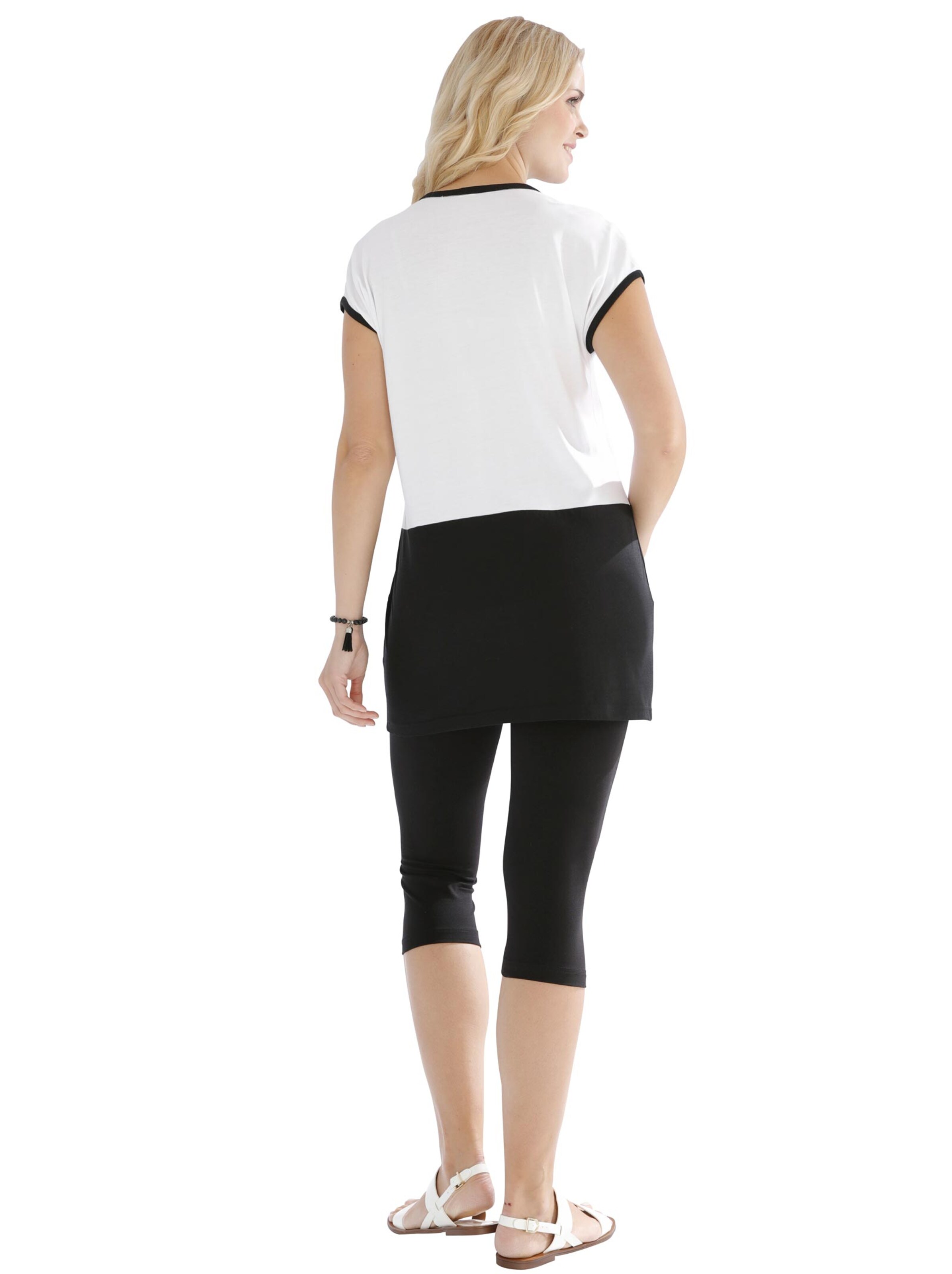 Capri-Leggings - schwarz