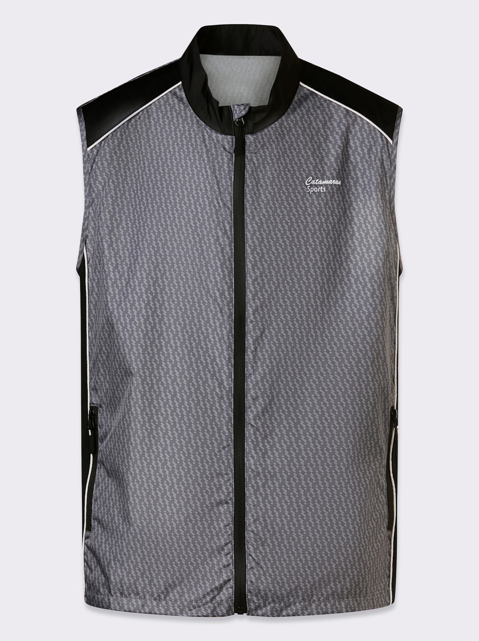 Catamaran Sports Functioneel gilet met ritszak achter - zwart