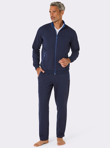 feel good Hausanzug - marine-royalblau