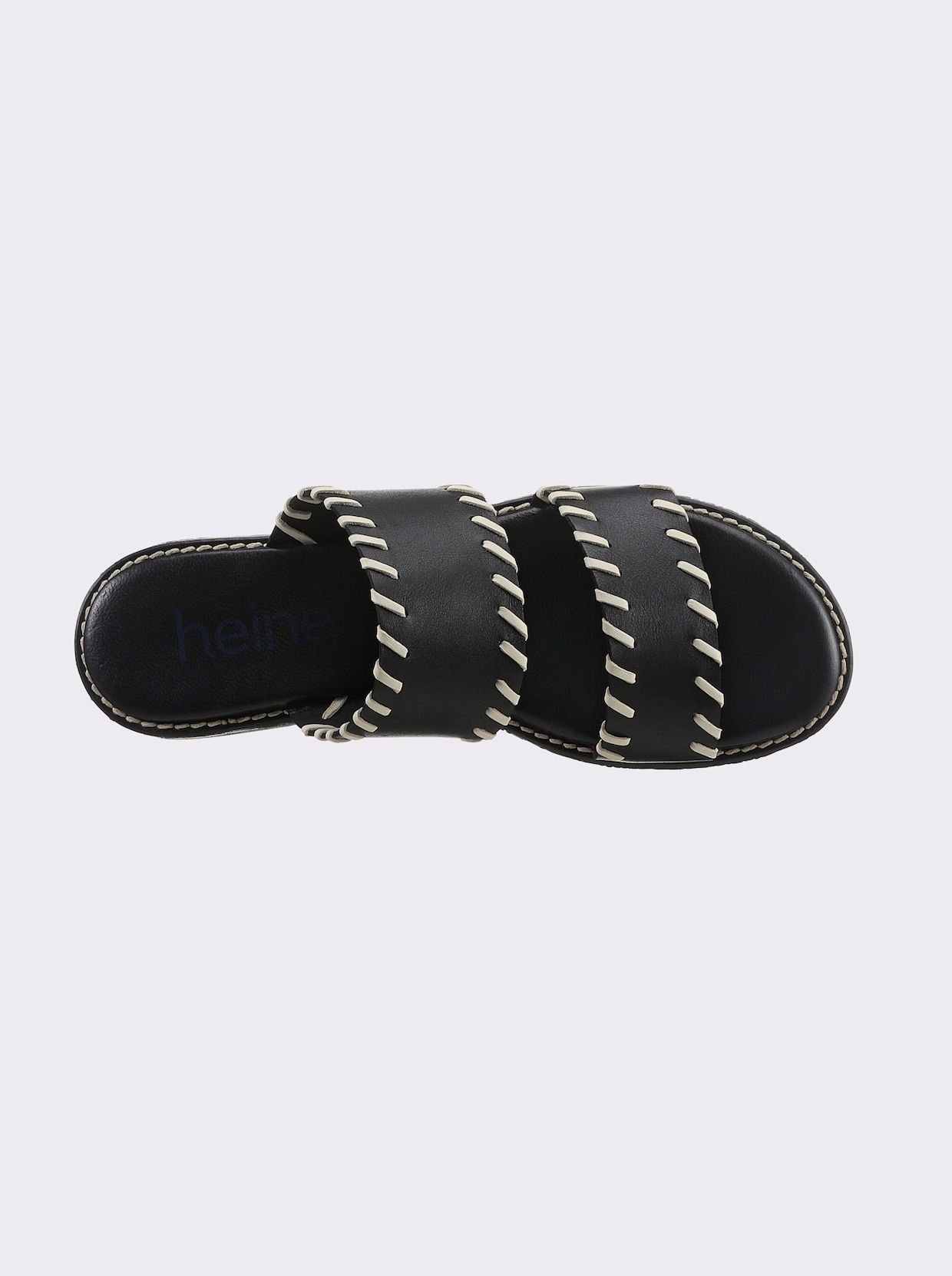 heine slippers - zwart