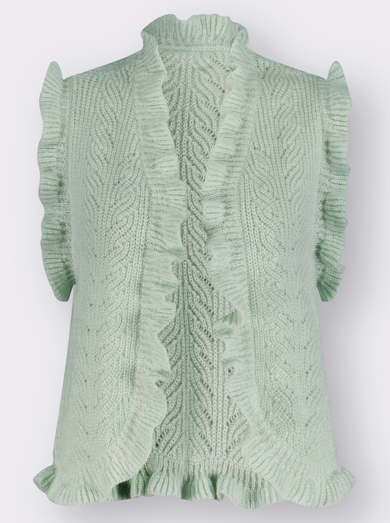 Tricot bolero - zacht mint