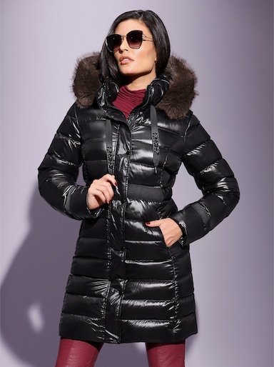 manteau en duvet - noir