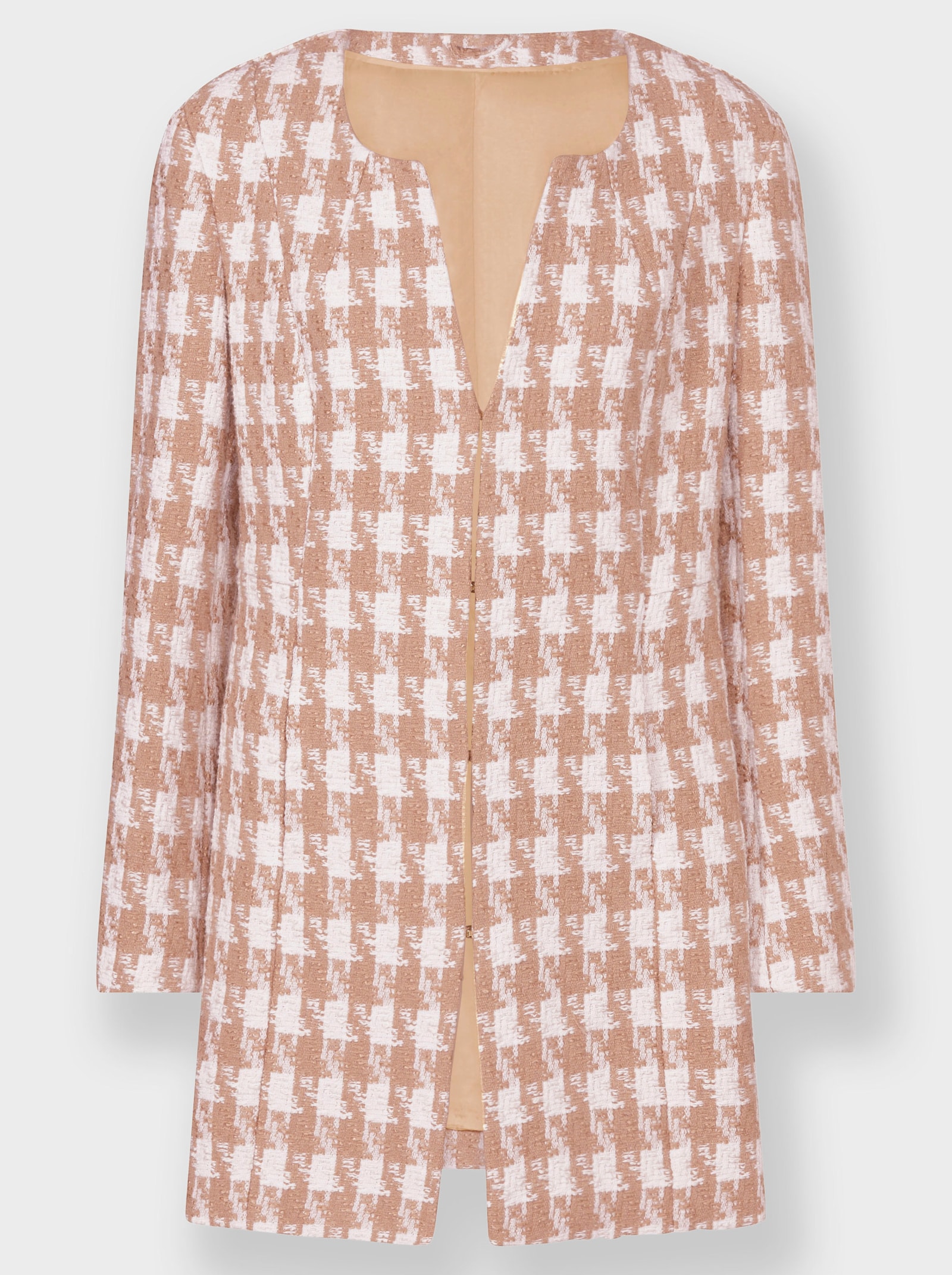 heine Blazer mit Pepita-Dessin - ecru-camel Pepita