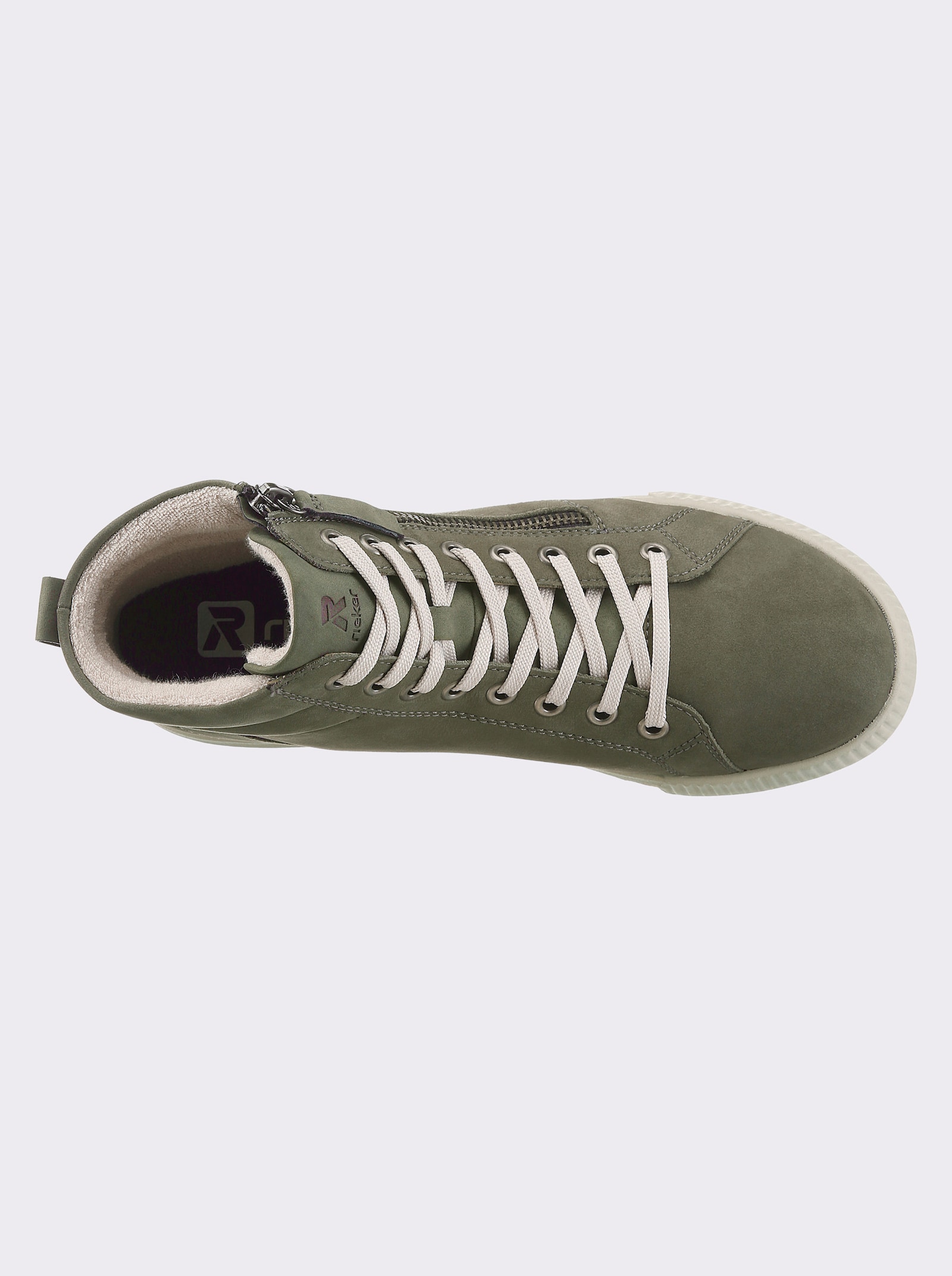 Rieker Stiefelette aus Glattleder - schilf