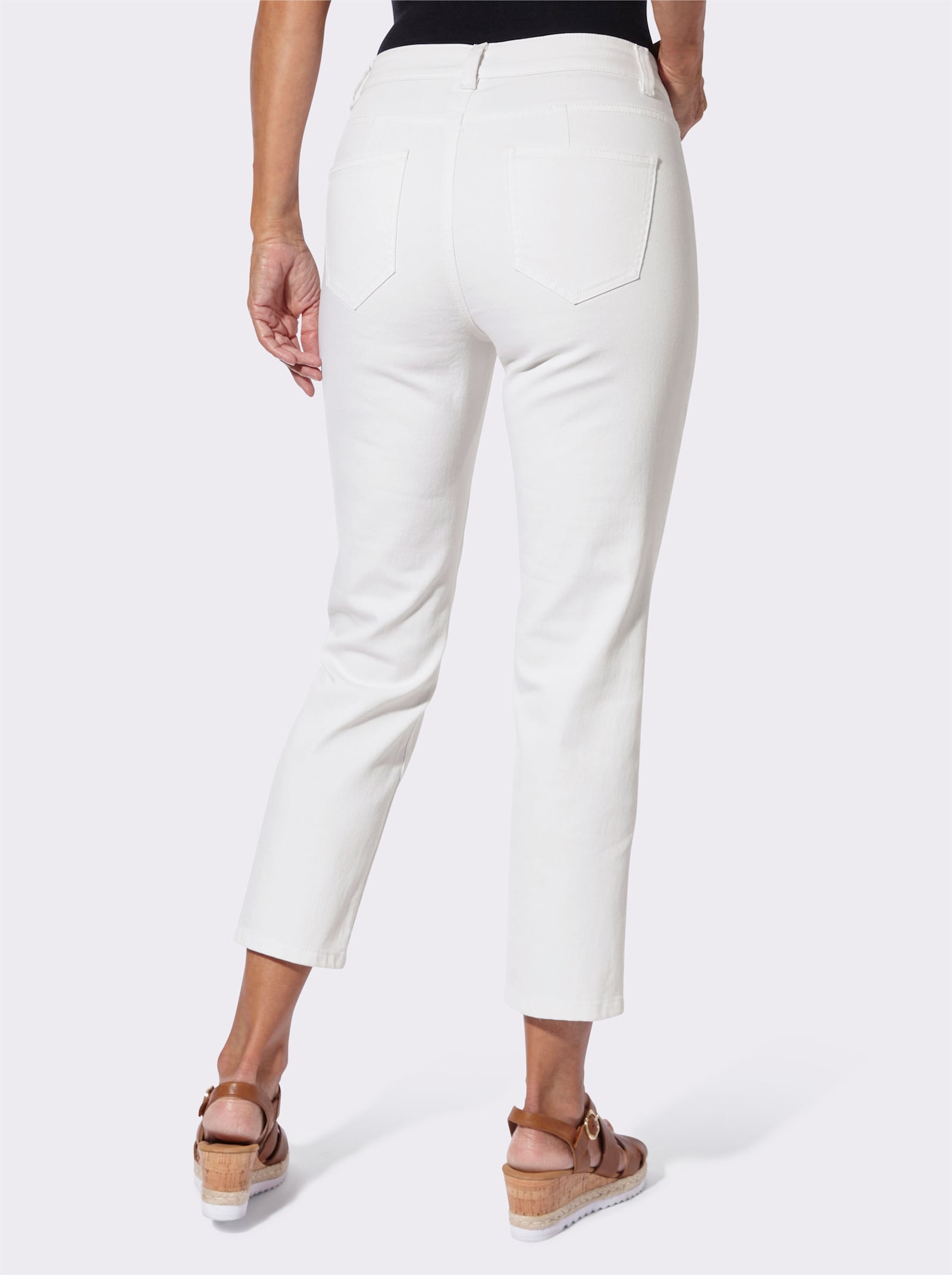 7/8-Jeans in Stretch-Qualität - ecru