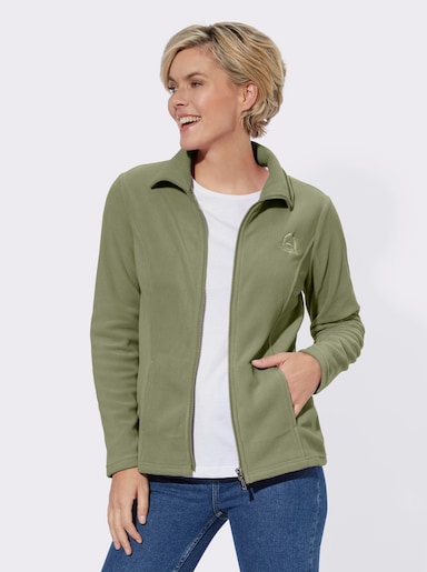 Fleece-Jacke - schilf